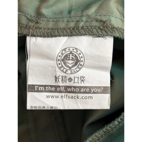 Elf Sack Pants Women’s Large Up Market Modern Luxury Pleated Ankle - Picture 12 of 14